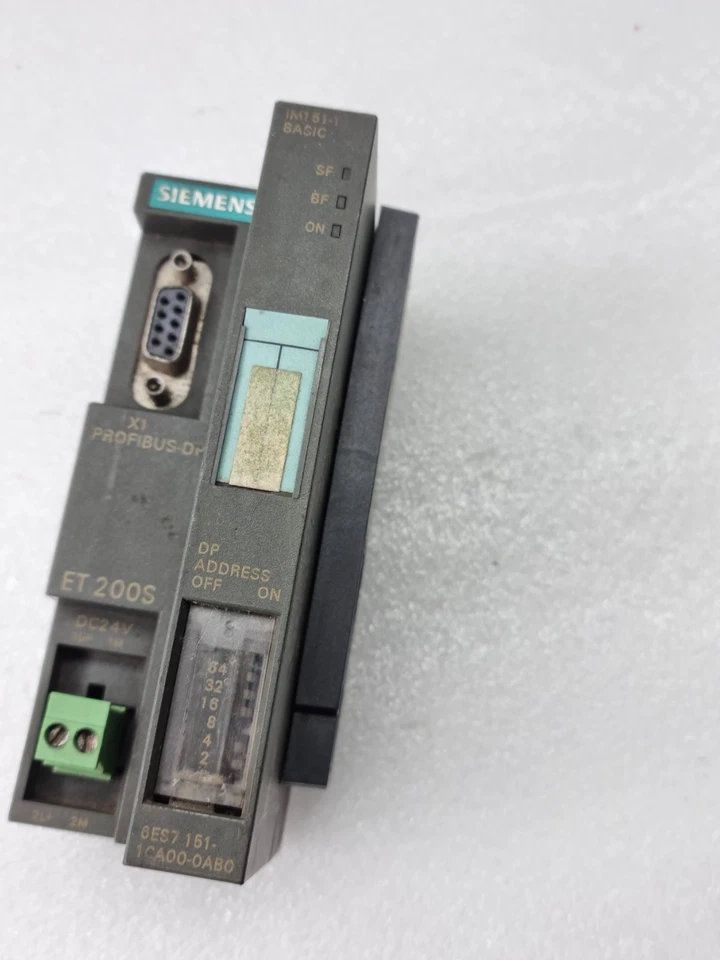 SIEMENS IM151-1 BASIC ET200S 6ES7 151-1CA00-0AB0 WITH 6ES7 193-4JA00-0AA0-ERROR